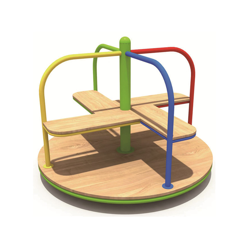 Kids Outdoor Merry Go Round - Деревянные лошадки-карусели для уличных детских площадок,