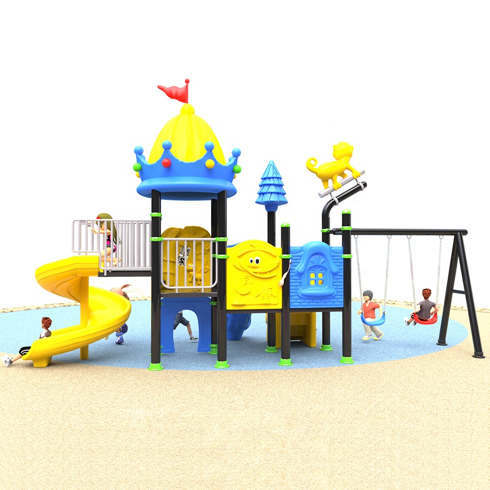 Kids Outdoor Swing Set With Slide - Многофункциональная детская оптовая продажа, детский сад,