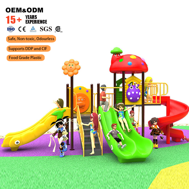 Kids Outdoor Swing Set With Slide - Многофункциональное уличное игровое оборудование для детей: