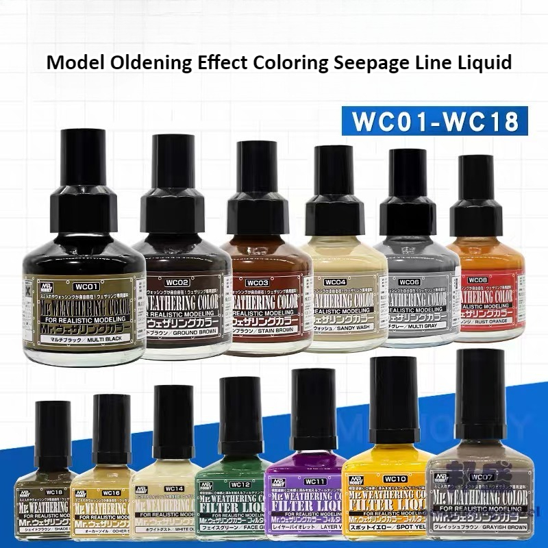 Tamiya Model Paint Set - MR.HOBBY WC01-18 Жидкость для создания эффекта