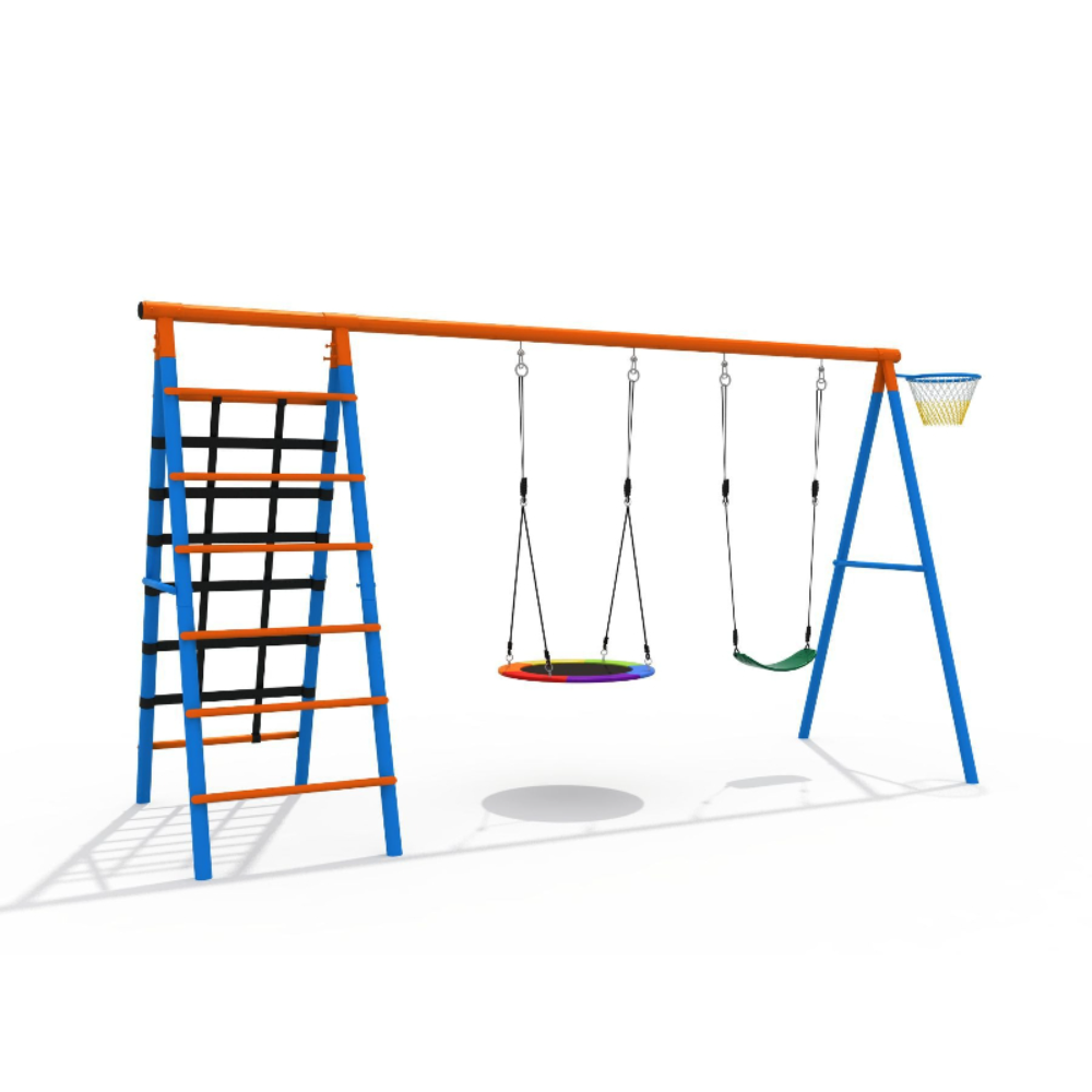 Детский игровой комплекс 3-в-1 – обзор и цена Kids Outdoor Swing Set With Slide