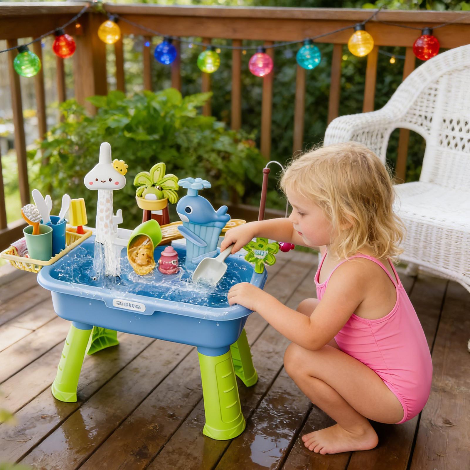 Детские кухонные игрушки: элек – обзор и цена Kids Outdoor Water Table