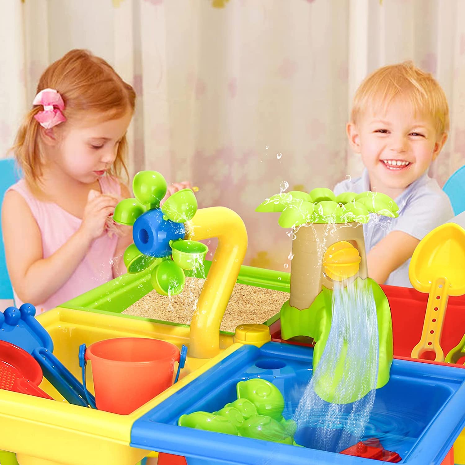 Пляжный стол, песок, игрушки д – обзор и цена Kids Outdoor Water Table