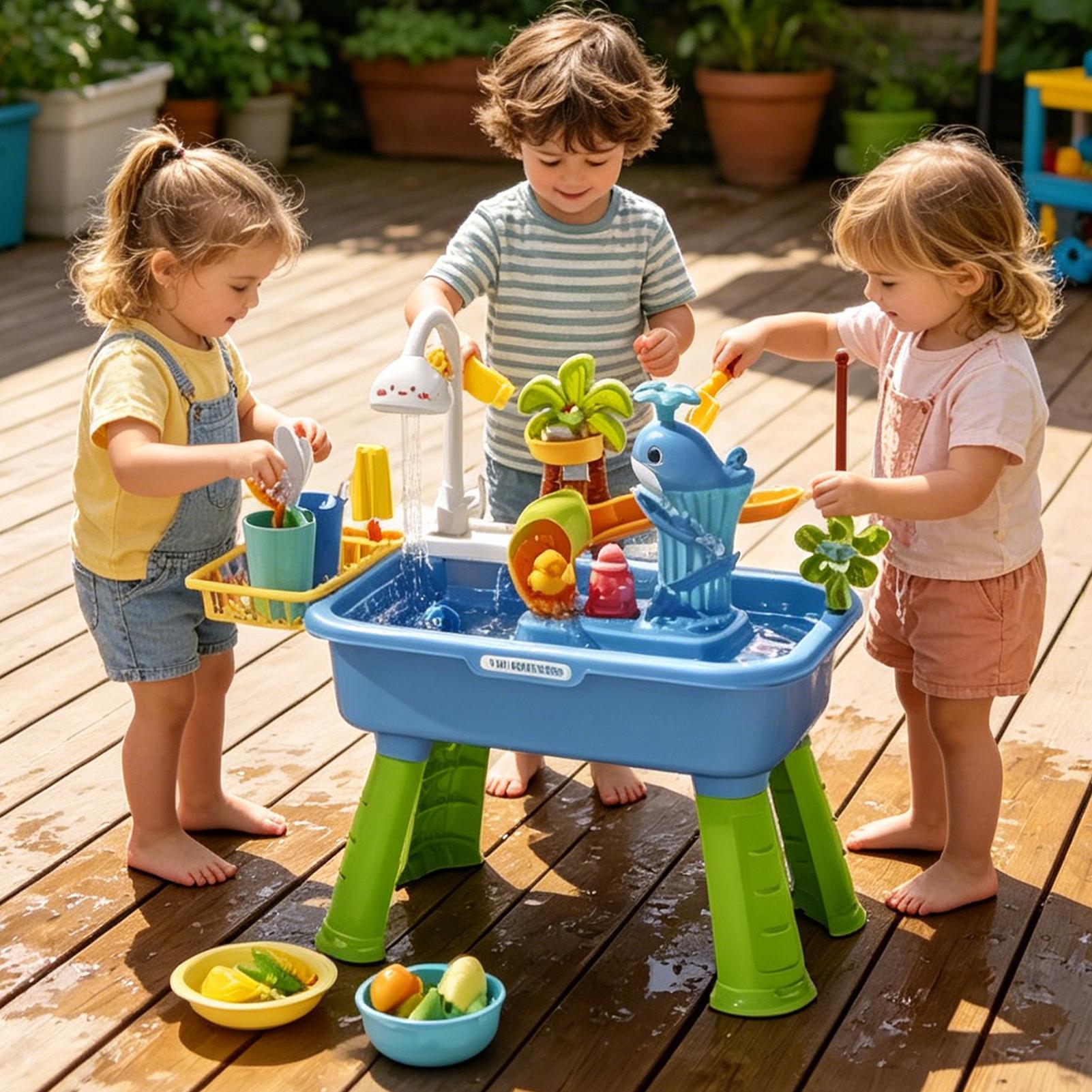 Детские кухонные игрушки: элек – обзор и цена Kids Outdoor Water Table