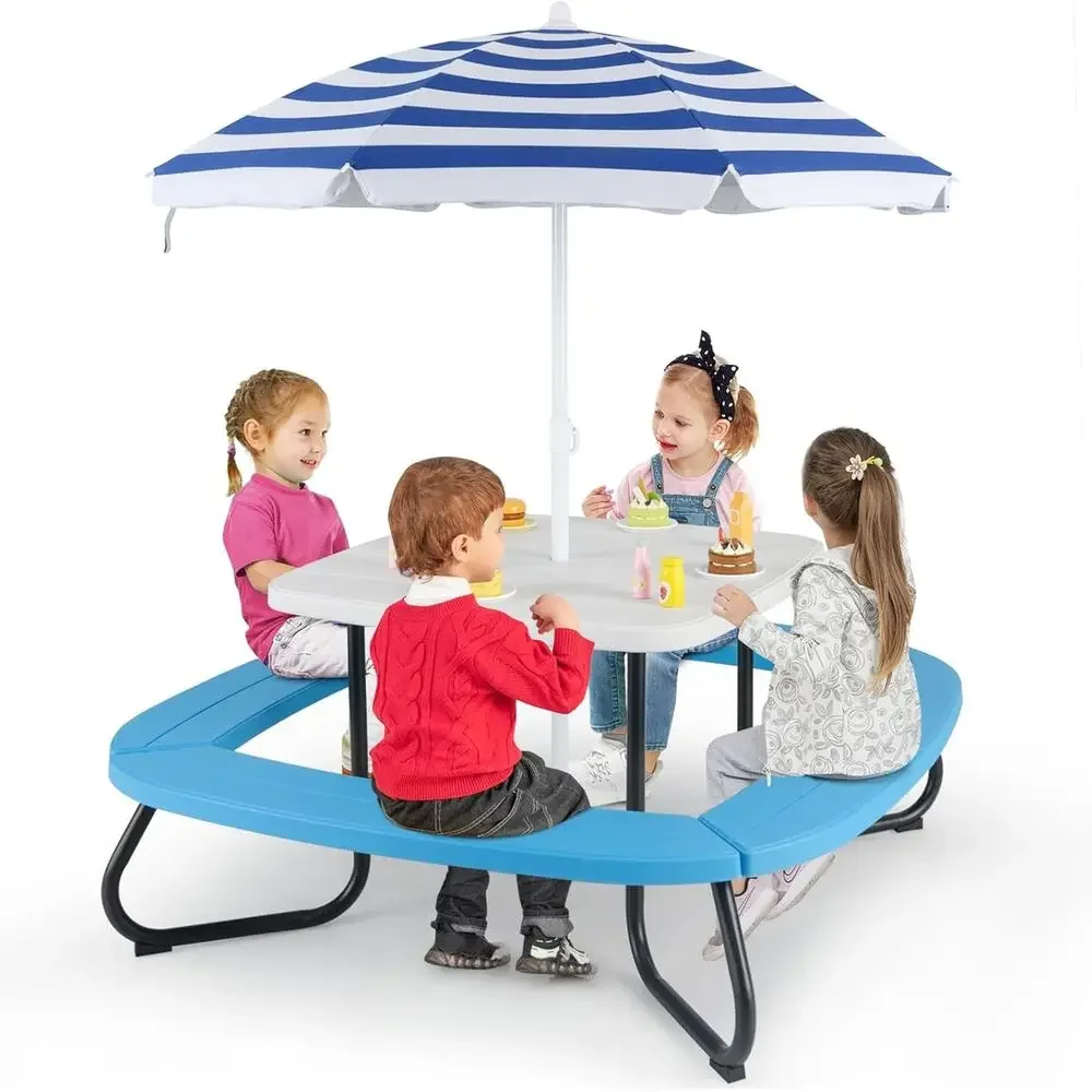 Детский пикниковый стол на 8 ч – обзор и цена Kids Outdoor Umbrella For Table