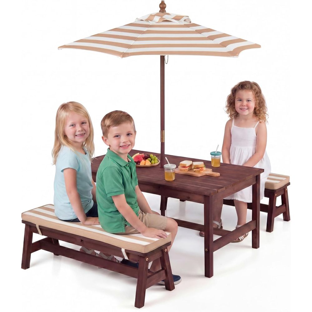 Детский стол для пикника, боль – обзор и цена Kids Outdoor Umbrella For Table
