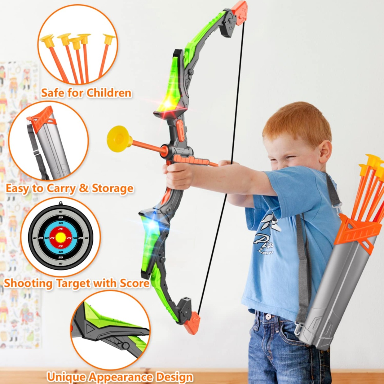 Детский набор для стрельбы из  – обзор и цена Kids Outdoor Archery Set