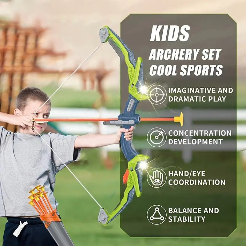 Детский набор для стрельбы из  – обзор и цена Kids Outdoor Archery Set