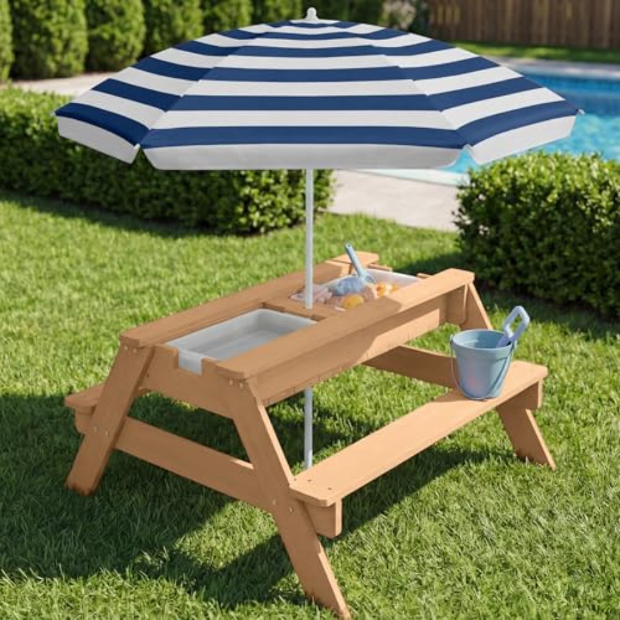 Детский уличный стол для пикни – обзор и цена Kids Outdoor Umbrella For Table