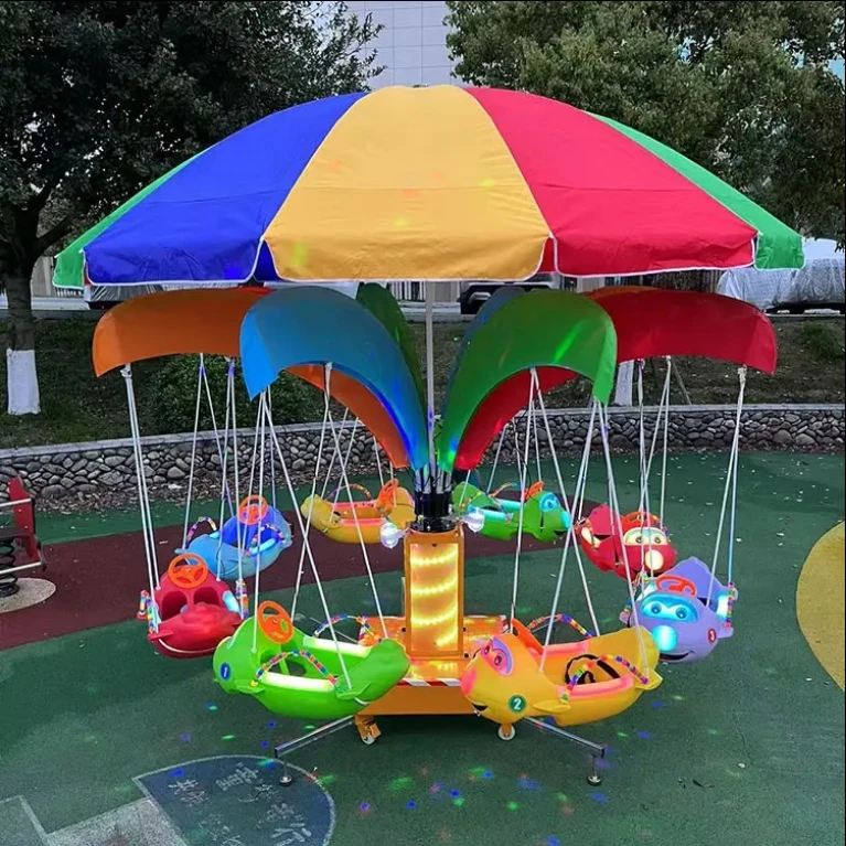 Аттракцион-карусель 2026: мини – обзор и цена Kids Outdoor Merry Go Round