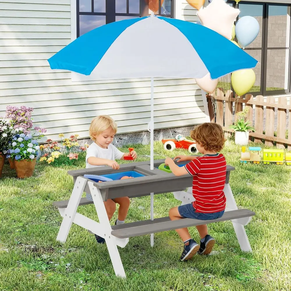 Трансформируемый деревянный ст – обзор и цена Kids Outdoor Water Table