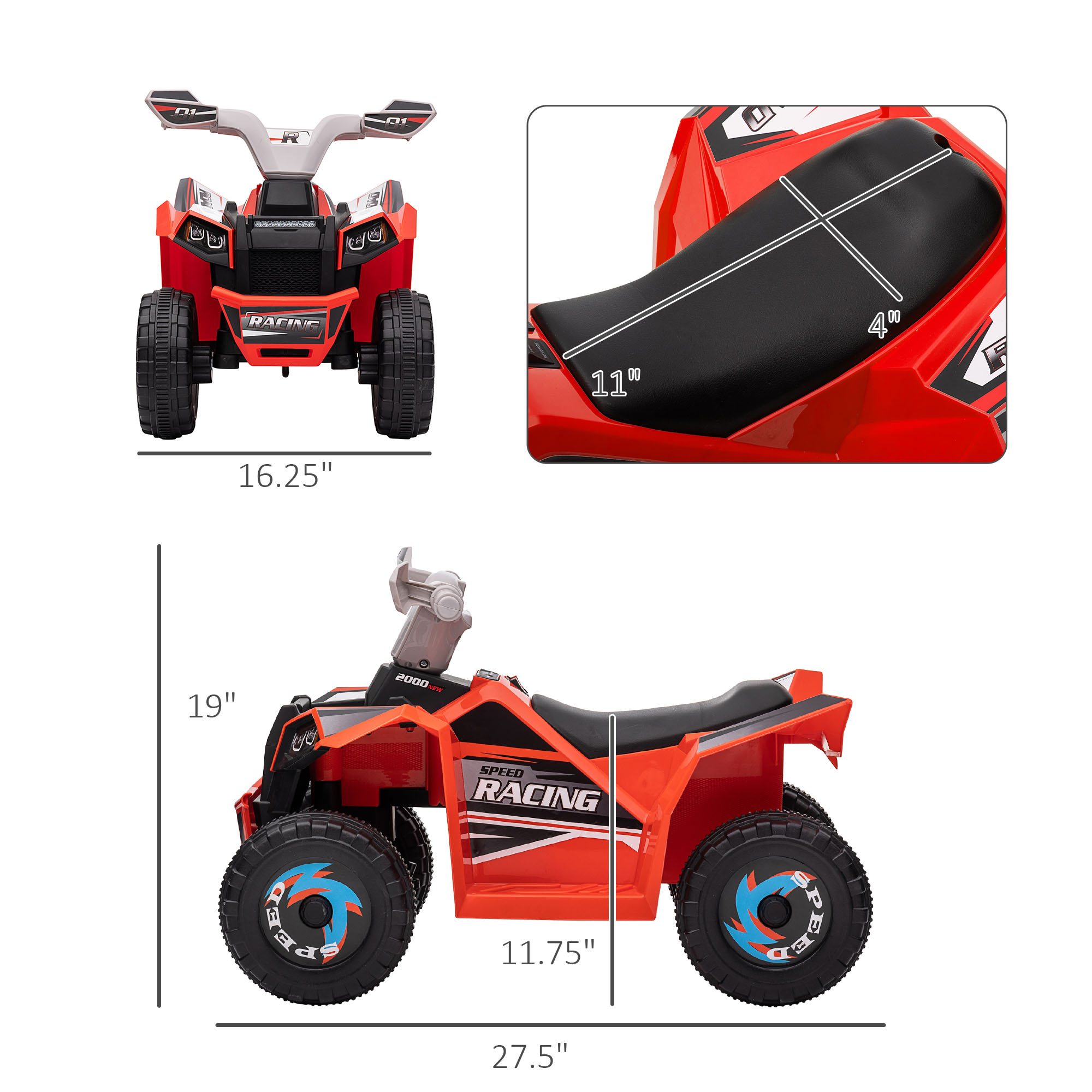 Детский электромобиль 6V: проч – обзор и цена Kids Outdoor Electric Car