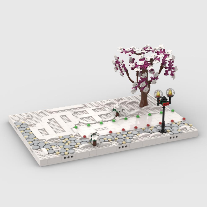 Зимняя деревенская подставка д – обзор и цена Lego Set Creator