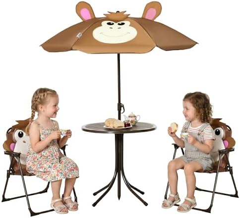 Детский набор стола и стульев  – обзор и цена Kids Outdoor Umbrella For Table