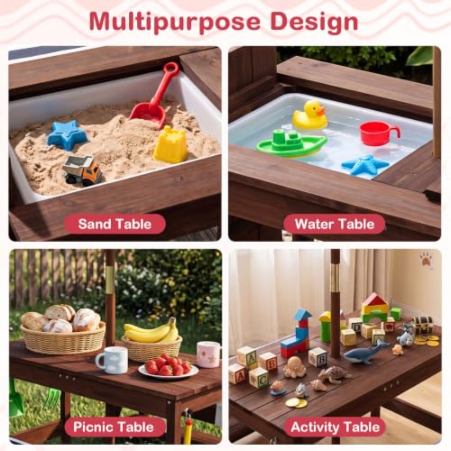 Детский уличный стол для пикни – обзор и цена Kids Outdoor Water Table