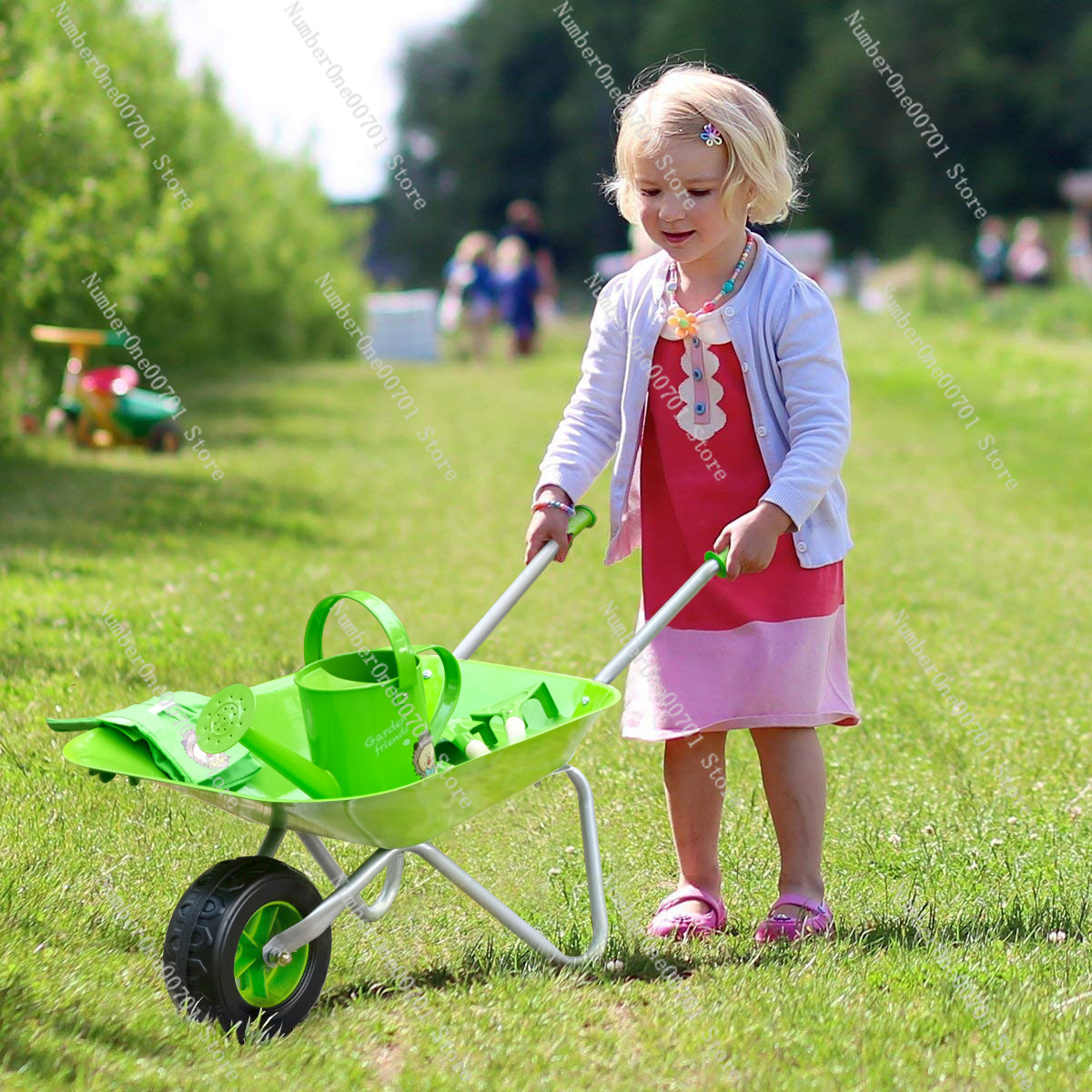 Детская уличная тачка, зеленый – обзор и цена Kids Outdoor Activities