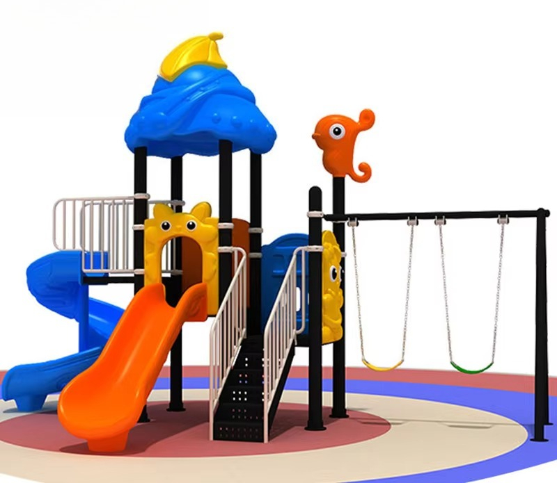 Большие прочные пластиковые де – обзор и цена Kids Outdoor Swing Set With Slide