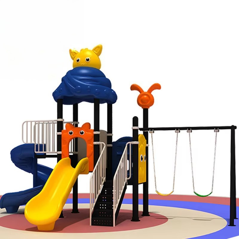 Большие прочные пластиковые де – обзор и цена Kids Outdoor Swing Set With Slide
