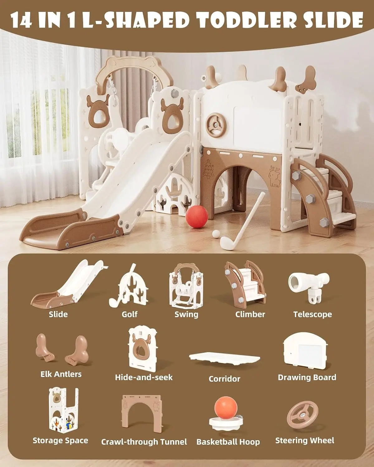 Набор для игр на открытом возд – обзор и цена Kids Outdoor Swing Set With Slide