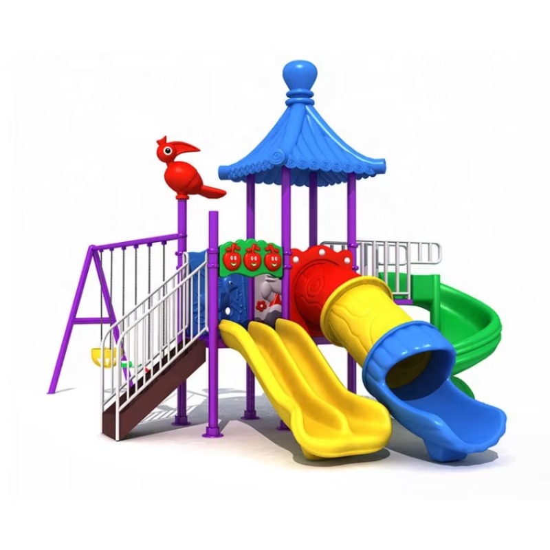 Оптовая продажа, низкая цена,  – обзор и цена Kids Outdoor Swing Set With Slide