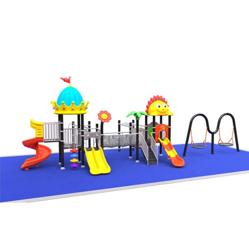 Оптовая продажа, низкая цена,  – обзор и цена Kids Outdoor Swing Set With Slide