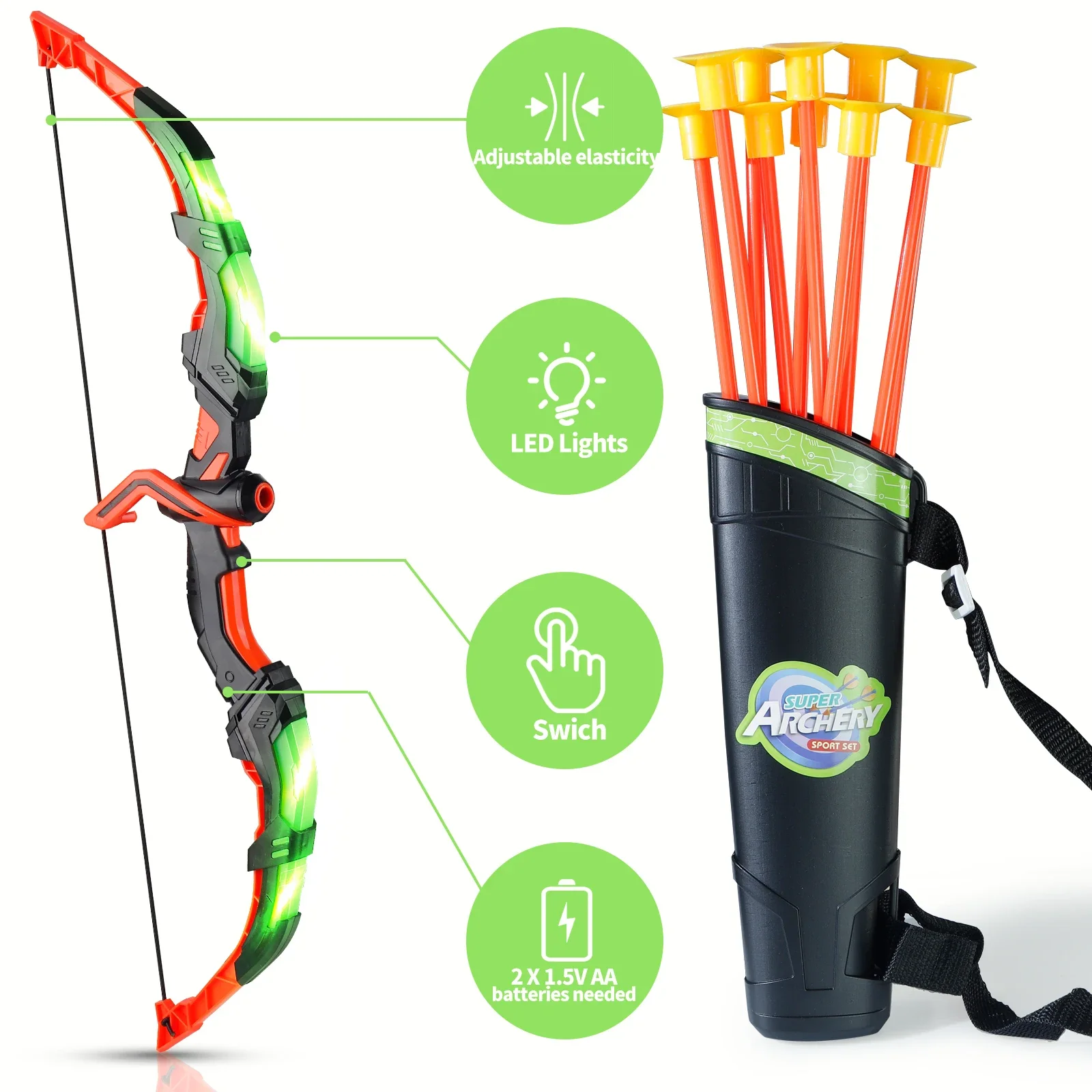 Детский светодиодный набор игр – обзор и цена Kids Outdoor Archery Set