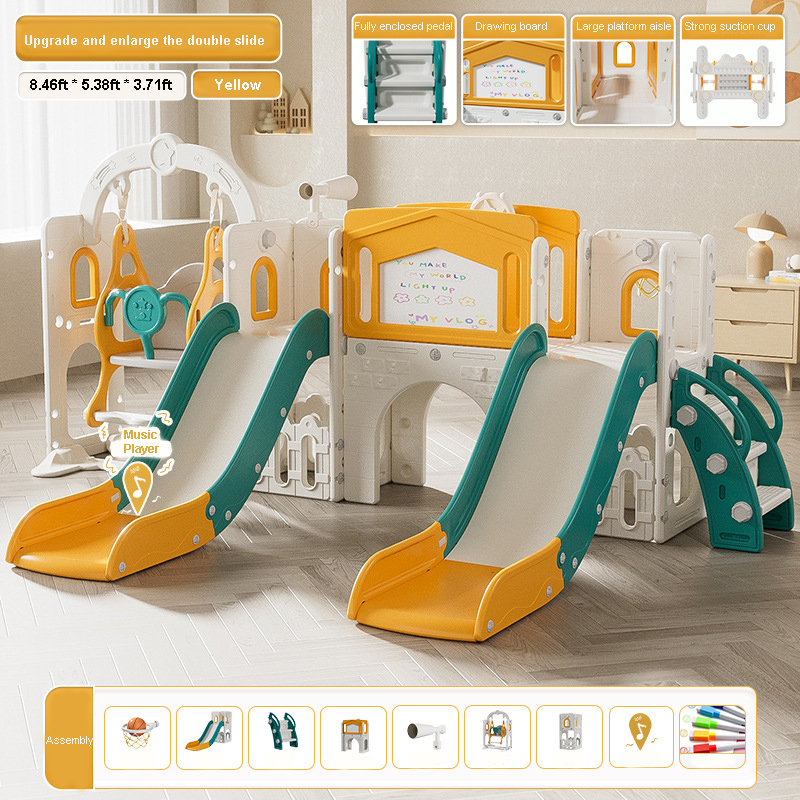 Двойной набор направляющих для – обзор и цена Kids Outdoor Swing Set With Slide