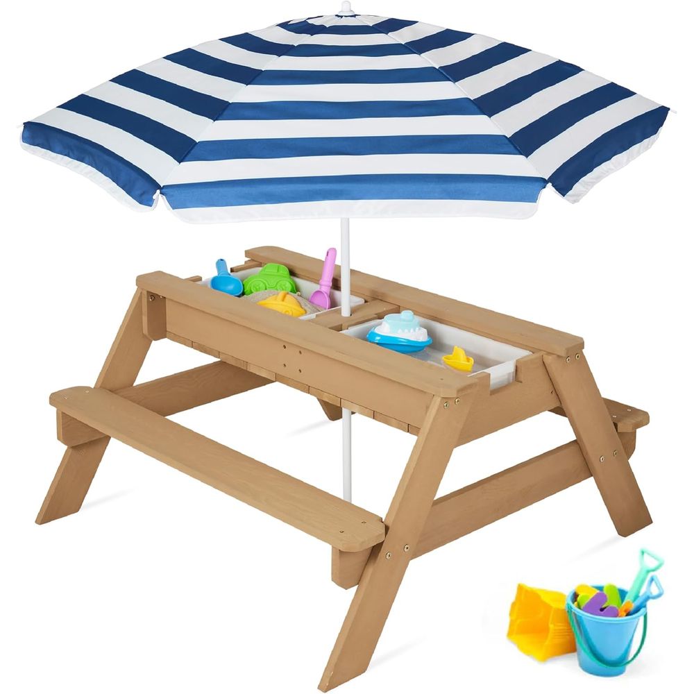 Детский стол для пикника с зон – обзор и цена Kids Outdoor Umbrella For Table